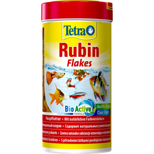 Tetra Германия Корм для рыб Rubin хлопья для улучшения окраски рыб