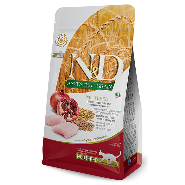 Сухий корм Farmina Сербія N&D Low Grain для стерилізованих котів з куркою