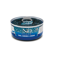 Влажный корм Farmina Сербия N&D Grain Free OCEAN для взрослых кошек с тунец, сардиной и креветками