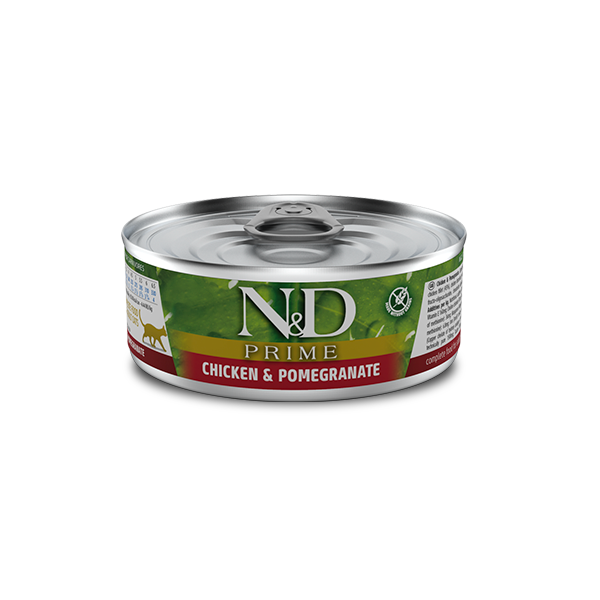 Вологий корм Farmina Сербія N&D Grain Free PRIME для дорослих котів з куркою та гранатом