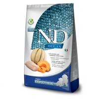Сухой корм Farmina Сербия N&D Grain Free Ocean для щенков средних и крупных пород с щепкой и тыквой