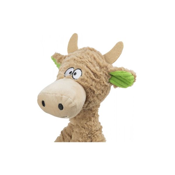 Trixie Германия Игрушка для собак, "Корова со звуком"