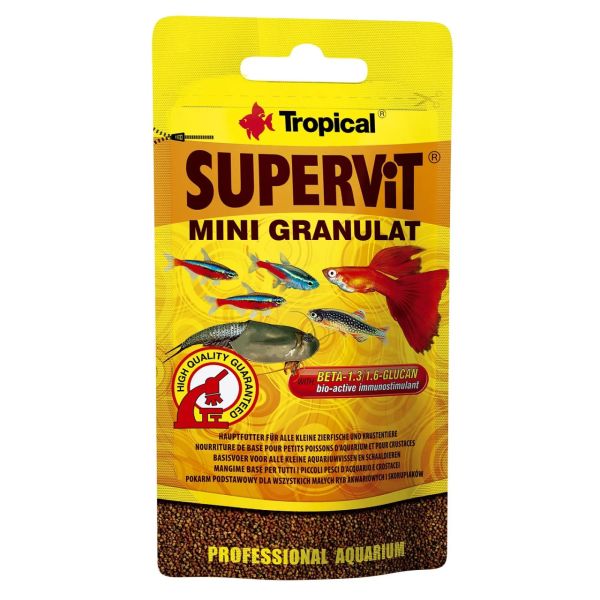 Tropical Польща Корм для риб SuperVit Mini Granulat у гранулах