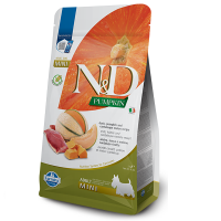 Сухой корм Farmina Сербия N&D Grain Free PUMPKIN для взрослых собак малых пород с уткой, дыней и тыквой