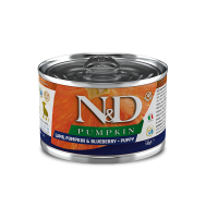Влажный корм Farmina Сербия N&D Grain Free PUMPKIN для щенков малых пород с ягненком, черникой и тыквой
