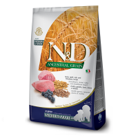 Сухой корм Farmina Сербия N&D Low Grain для щенков средних и крупных пород с ягненком и черникой