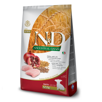 Сухой корм Farmina Сербия N&D Low Grain для щенков малых пород с курицей и гранатом