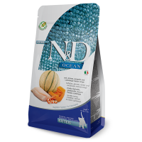 Сухой корм Farmina Сербия N&D Grain Free Ocean для котят с треской, креветками, тыквой и дыней