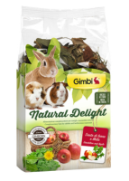 Ласощі GimBi Німеччина Natural Delight для гризунів з кульбабою та яблуком