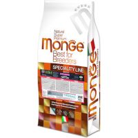 Сухой корм Monge Италия Dog Be Wild Low Grain для щенков с олениной
