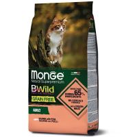 Сухой корм Monge Италия Cat Be Wild беззерновой для кошек с мясом лосося