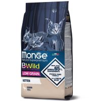 Сухой корм Monge Италия Cat Be Wild для котят с мясом гуся
