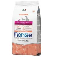 Сухой корм Monge Италия Dog Extra Small для собак миниатюрных пород с лососем и рисом