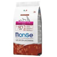 Сухой корм Monge Италия Dog Extra Small для собак миниатюрных пород с ягненком и картофелем