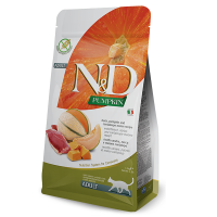 Сухой корм Farmina Сербия N&D Grain Free PUMPKIN для взрослых кошек с уткой и тыквой