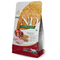 Сухой корм Farmina Сербия N&D Low Grain для взрослых кошек с курицей и гранатом
