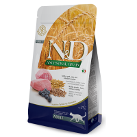 Сухой корм Farmina Сербия N&D Low Grain для взрослых кошек с ягненком и черникой