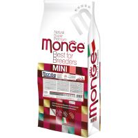 Сухой корм Monge Италия Dog Mini Adult для собак малых пород с курицей и рисом