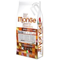 Сухой корм Monge Италия Dog All Breeds Adult для собак с лососем и рисом