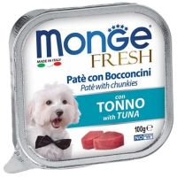 Влажный корм Monge Италия Dog Wet Fresh для собак с тунцом