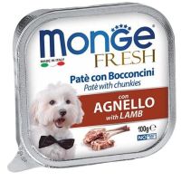 Влажный корм Monge Италия Dog Wet Fresh для собак с ягненком