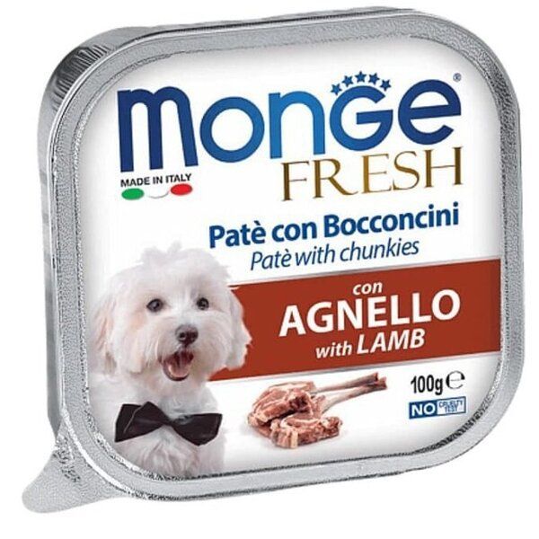 Влажный корм Monge Италия Dog Wet Fresh для собак с ягненком