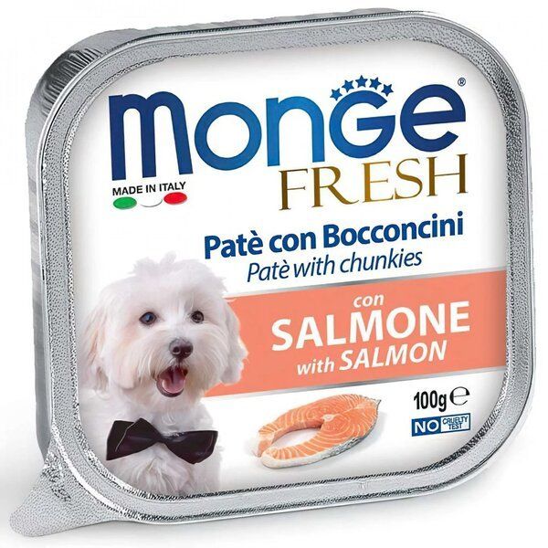 Влажный корм Monge Италия Dog Wet Fresh для собак с лососем