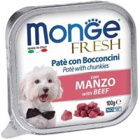 Влажный корм Monge Италия Dog Wet Fresh для собак с говядиной