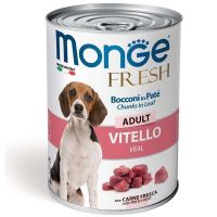Влажный корм Monge Италия Dog Wet Fresh для собак с телятиной