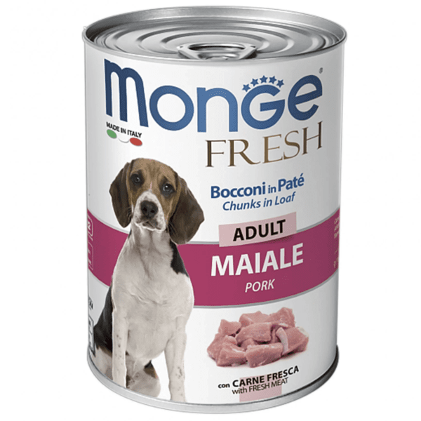 Влажный корм Monge Италия Dog Wet Fresh для собак со свининой