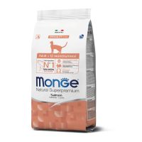 Сухой корм Monge Италия Cat Adult для кошек с лососем