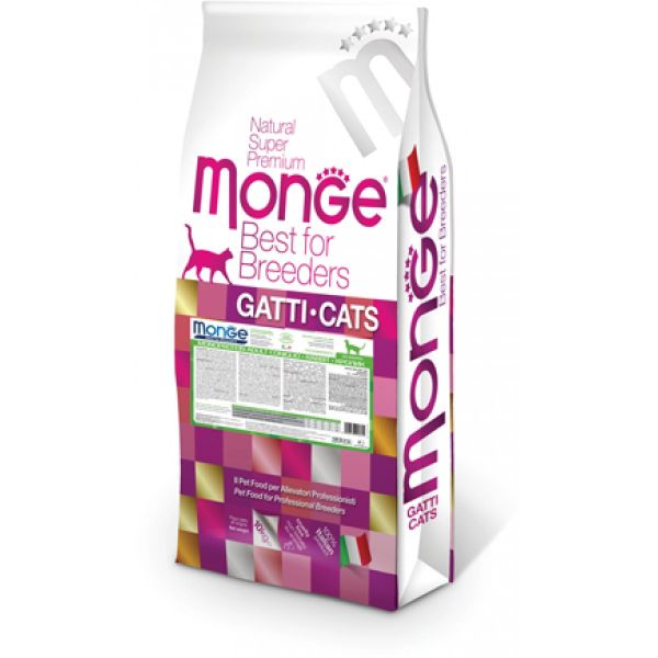 Сухой корм Monge Италия Cat Adult для кошек с кроликом