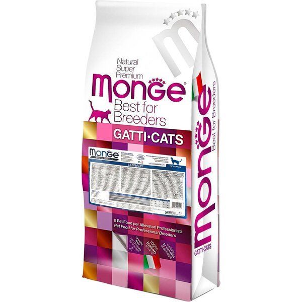 Сухой корм Monge Италия Cat Urinary для кошек для профилактики мочекаменной болезни с лососем