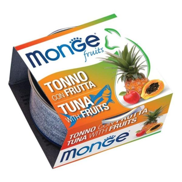 Влажный корм Monge Италия Cat Wet Fruit для кошек с тунцом и фруктами