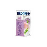 Влажный корм Monge Италия Cat Wet Supreme Sterilised для стерилизованных кошек с тунцом, камбалой и горошком