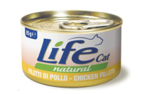Влажный корм LifeCat Тайланд для кошек, со вкусом курицы, консерва