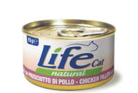 Влажный корм LifeCat Тайланд для кошек, со вкусом курицы с ветчиной, консерва