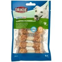 Лакомство Trixie Германия для собак гантель Denta Fun жевательная с курицей и рисом