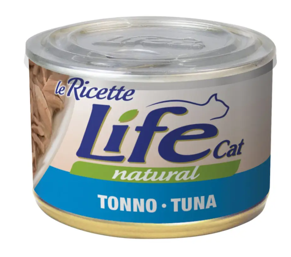 Влажный корм LifeCat Тайланд Le Ricette для кошек, со вкусом тунца, консерва