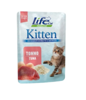 Влажный корм LifeCat Тайланд Kitten для котят, со вкусом тунца, пауч