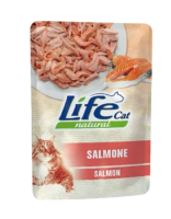 Влажный корм LifeCat Тайланд для кошек, со вкусом лосося, пауч