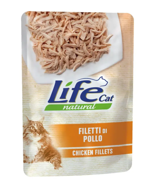 Влажный корм LifeCat Тайланд для кошек, со вкусом курицы, пауч