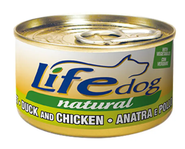 Вологий корм LifeDog Тайланд для собак, зі смаком качки, курки та овочів, консерва