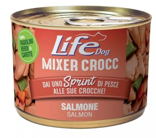 Вологий корм LifeDog Тайланд Mixer Crocc для собак, зі смаком лосося, консерва