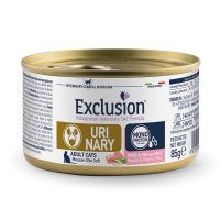 Влажный корм Exclusion Италия Urinary для кошек с мочекаменной болезнью со свининой, горохом и рисом