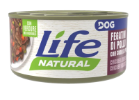 Влажный корм LifeDog Тайланд для собак, со вкусом куриных сердец и печенью, консерва