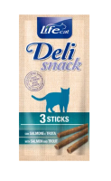 Лакомство LifeCat Тайланд Snack для кошек, со вкусом лосося из фореля
