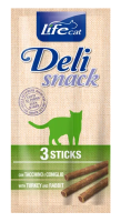 Лакомство LifeCat Тайланд Snack для кошек, со вкусом индейки и кролика