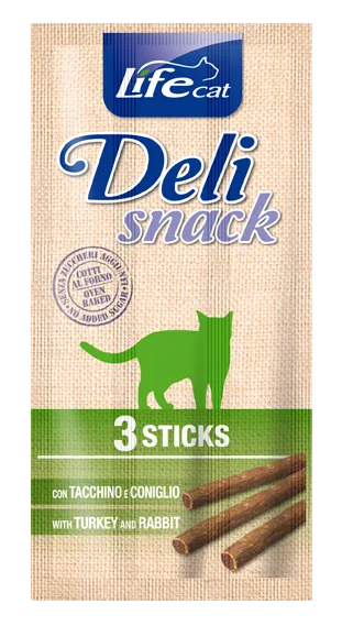 Ласощі LifeCat Тайланд Snack для котів, зі смаком індички та кролика