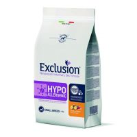 Сухой корм Exclusion Италия Hypoallergenic для собак малых пород с пищевой аллергией с уткой